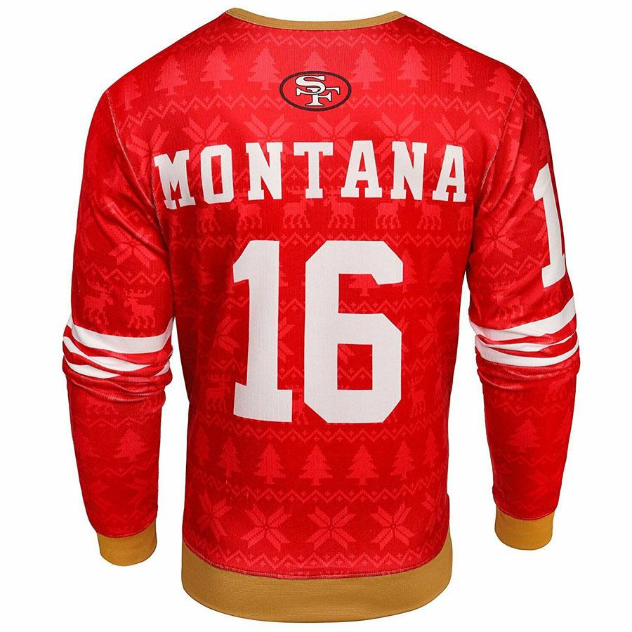 Nfl スウェットシャツ トレーナー 49ers ジョー モンタナ プレーヤー セーター 引退選手 レッド Nfl apl01 Mlb Nba Nflグッズ Selection 通販 Yahoo ショッピング