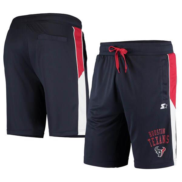 NFL ショートパンツ ショーツ テキサンズ スターター Starter ネイビー レッド メンズ  Fan Favorite Shorts 2212fsg｜selection-j｜02