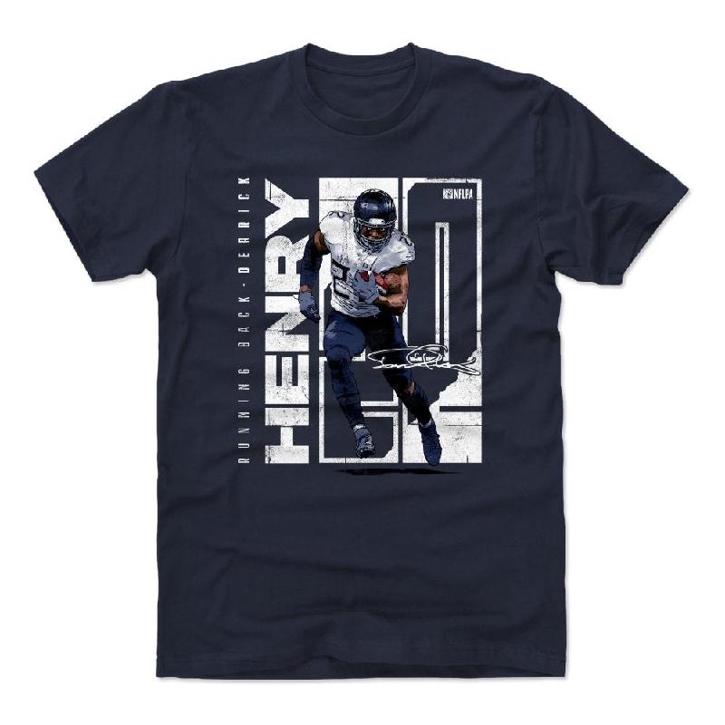 NFL Tシャツ デリック・ヘンリー タイタンズ Stretch T-Shirts 500LEVEL ネイビー｜selection-j