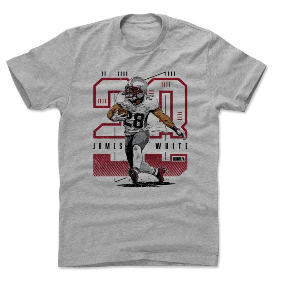 NFL ペイトリオッツ Tシャツ ジェームス・ホワイト Future R T-Shirt 500Level ヘザーグレー｜selection-j
