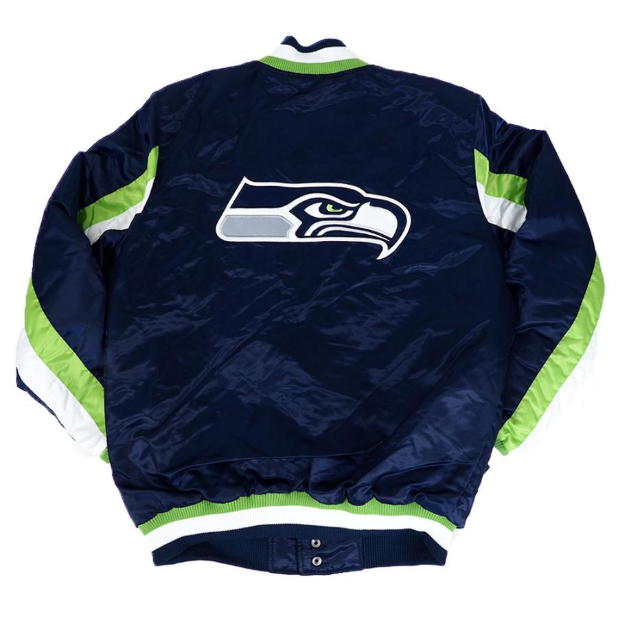 NFL シーホークス スタジャン THE ACEバーシティー サテン NFL シーホークス スタジャン THE ACEバーシティー サテン