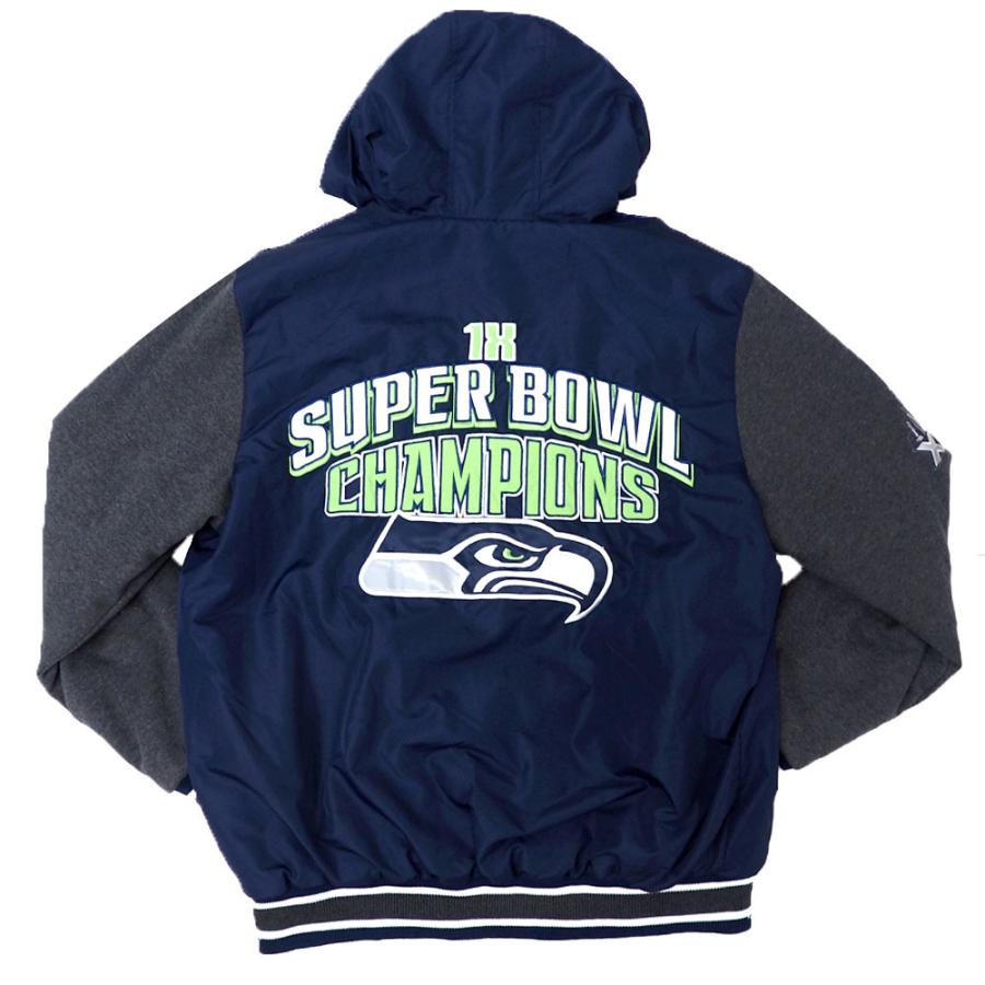 NFL シーホークス ジャケット スーパーボウル チャンピオン スナップ