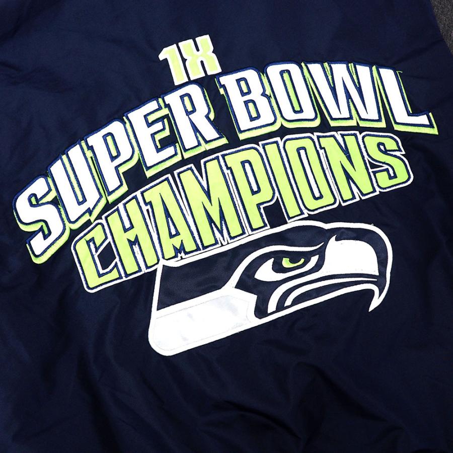 NFL シーホークス ジャケット スーパーボウル チャンピオン スナップ