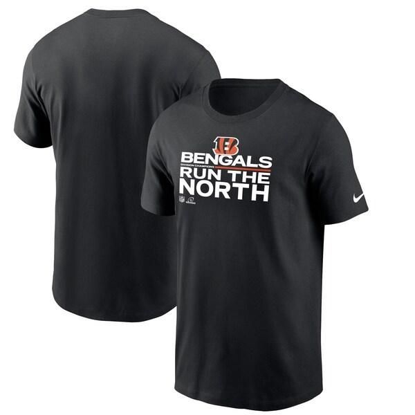 NFL ベンガルズ Tシャツ 2021 AFC 北地区 優勝記念 トロフィー コレクション Tee ナイキ/Nike ブラック｜selection-j