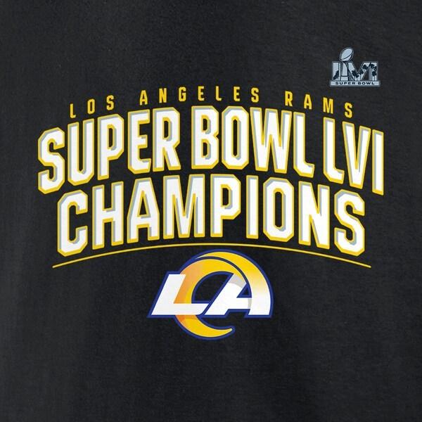 NFL ラムズ Tシャツ 第56回 スーパーボウル 優勝記念 Super Bowl LVI Champions Schedule Tee ブラック｜selection-j｜04
