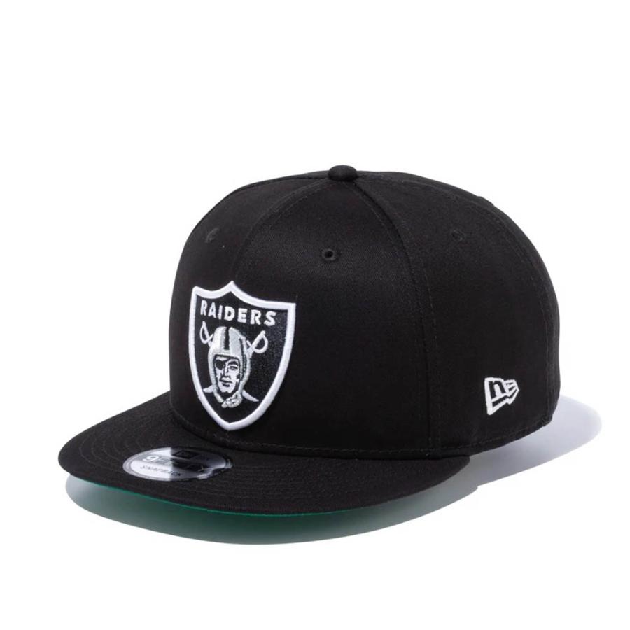 RAIDERS ブラックキャップ シールドロゴ NEW ERA（ニューエラ） NFL レイダース キャップ 9FIFTY Shield Logo
