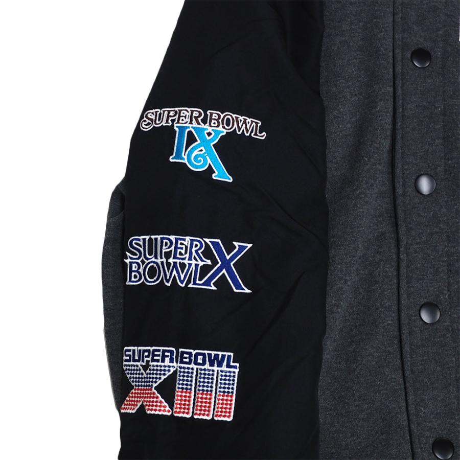 NFL スティーラーズ スタジャン スーパーボウル優勝記念 Super Bowl Champions Team Varsity ジャケット Jacket  G-III 2212fsg｜selection-j｜05