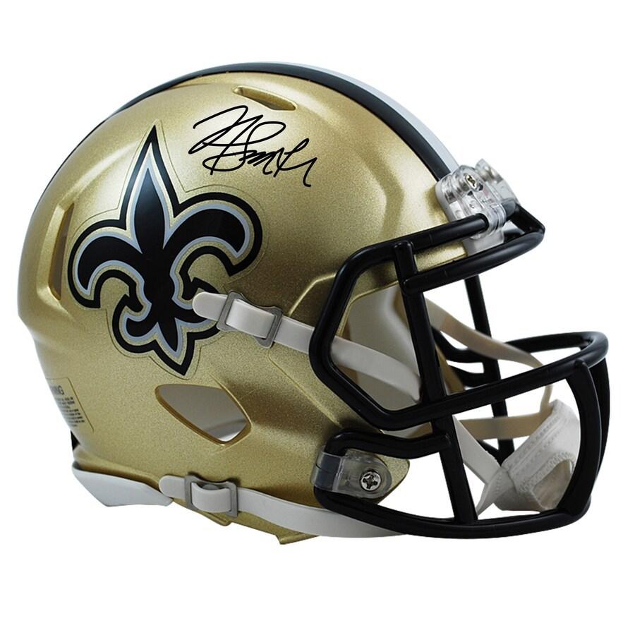 NFL アブラム・スミス セインツ ミニヘルメット ドラフト2022 直筆サイン Autographed Speed Mini Helmet  Riddell アメリカンフットボール