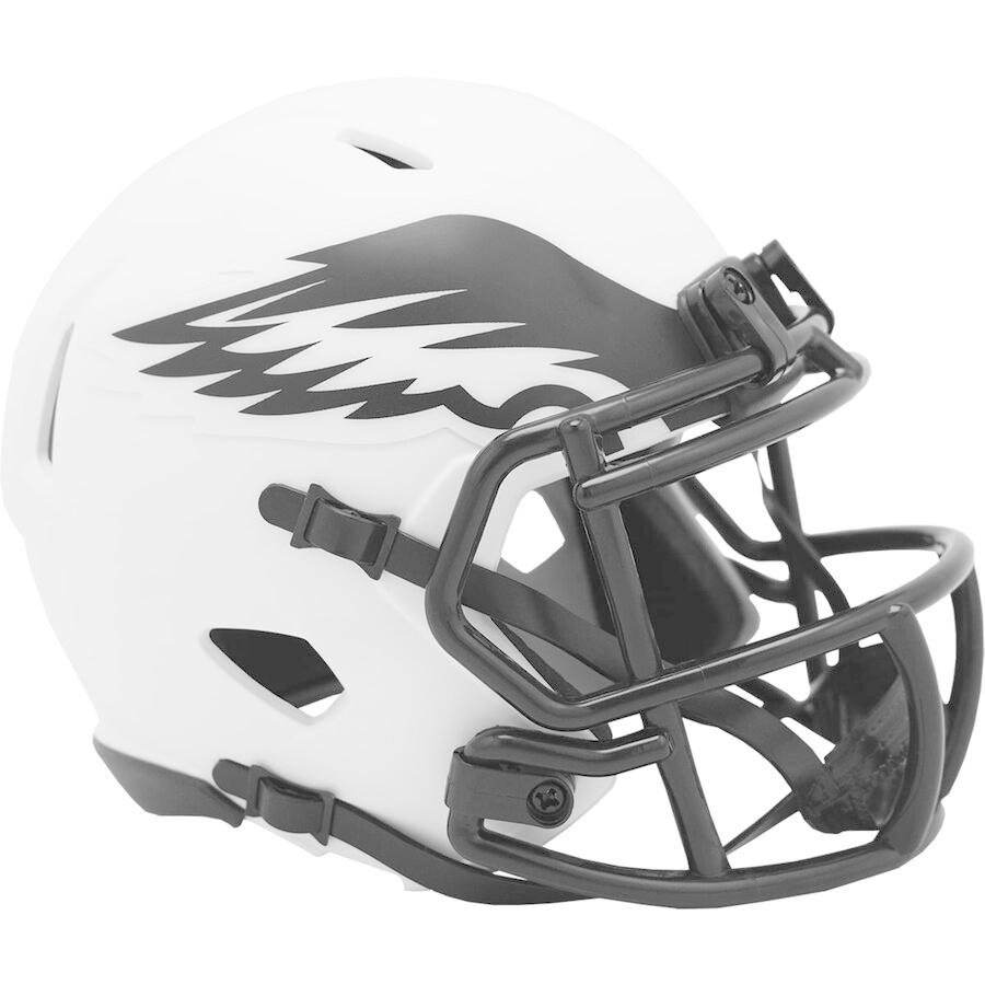 NFL イーグルス ミニヘルメット LUNAR Alternate Revolution Speed Mini Football Helmet Riddell | リデル