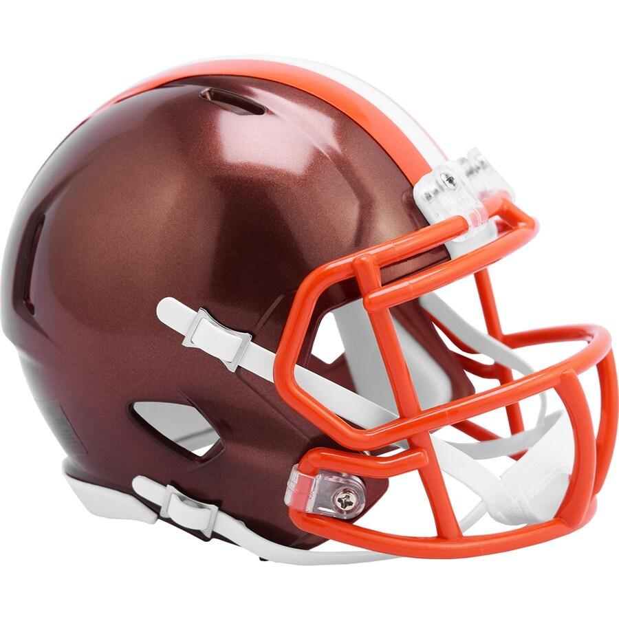 NFL ブラウンズ ミニヘルメット Unsigned 無地 FLASH Alternate Revolution Speed Mini Football Helmet Riddell｜selection-j