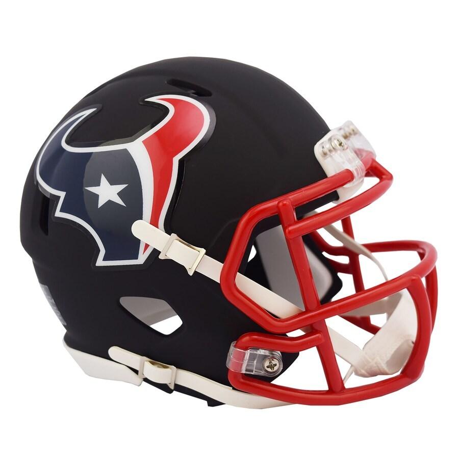 熱い販売 テキサンズ NFL ミニヘルメット Riddell Helmet Football Mini Speed Alternate Matte Black 記念グッズ