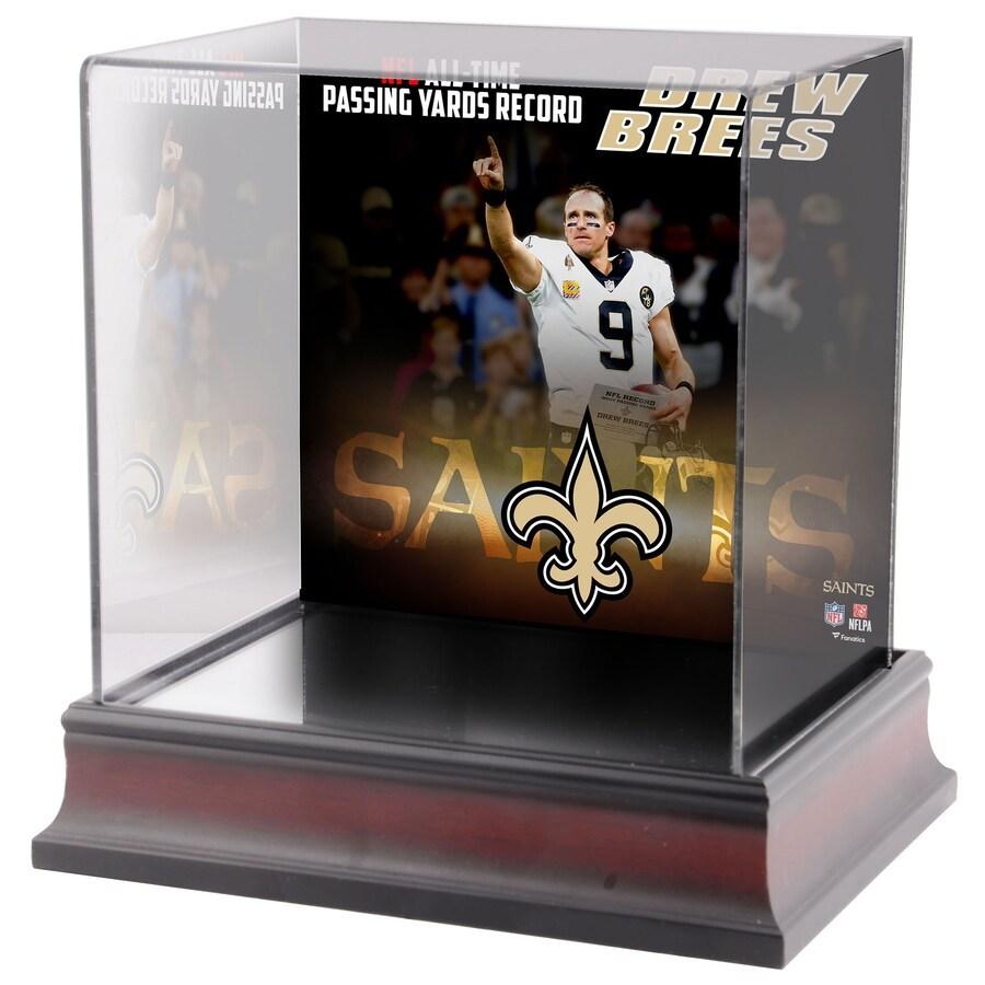 NFL ドリュー・ブリーズ セインツ ミニヘルメット NFL Passing Yards Record Deluxe Mini Helmet