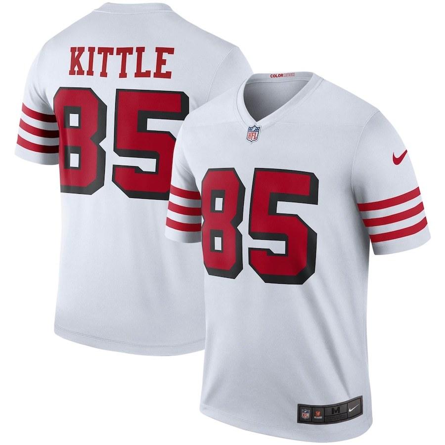 NFL ジョージ・キトル 49ers ユニフォーム レジェンド ジャージ カラーラッシュ Legend Jersey ナイキ Nike ホワイト 23nplf