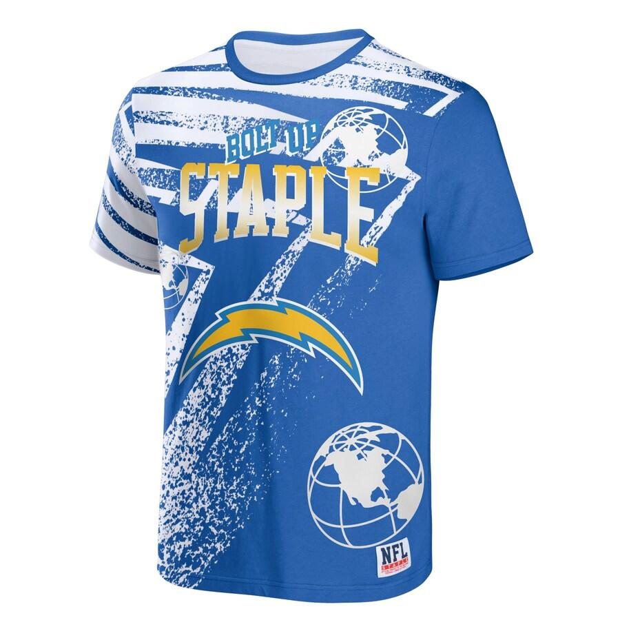 NFL チャージャース Tシャツ NFL All Over プリント T-Shirt Staple ステイプル ブルー｜selection-j｜02