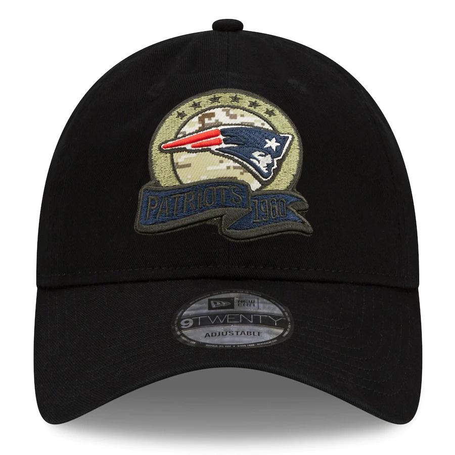 NFL ペイトリオッツ キャップ サルートトゥサービス 2022 Salute To Service 9TWENTY Adjustable Hat ニューエラ/New Era ブラック｜selection-j｜02