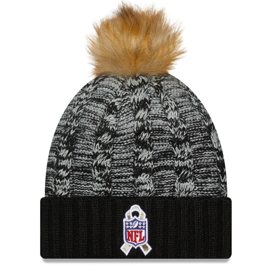 NFL レイダース ニットキャップ レディース 2022 サルートトゥサービス Salute To Service ニューエラ/New Era ブラック/グレー_2