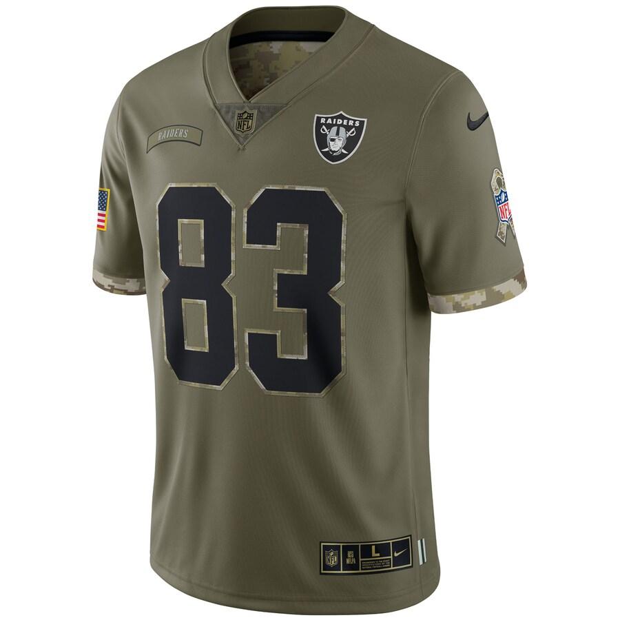 NFL ダレン・ウォーラー レイダース ユニフォーム サルートトゥサービス2022 Salute To Service ジャージ ナイキ/Nike オリーブ｜selection-j｜02