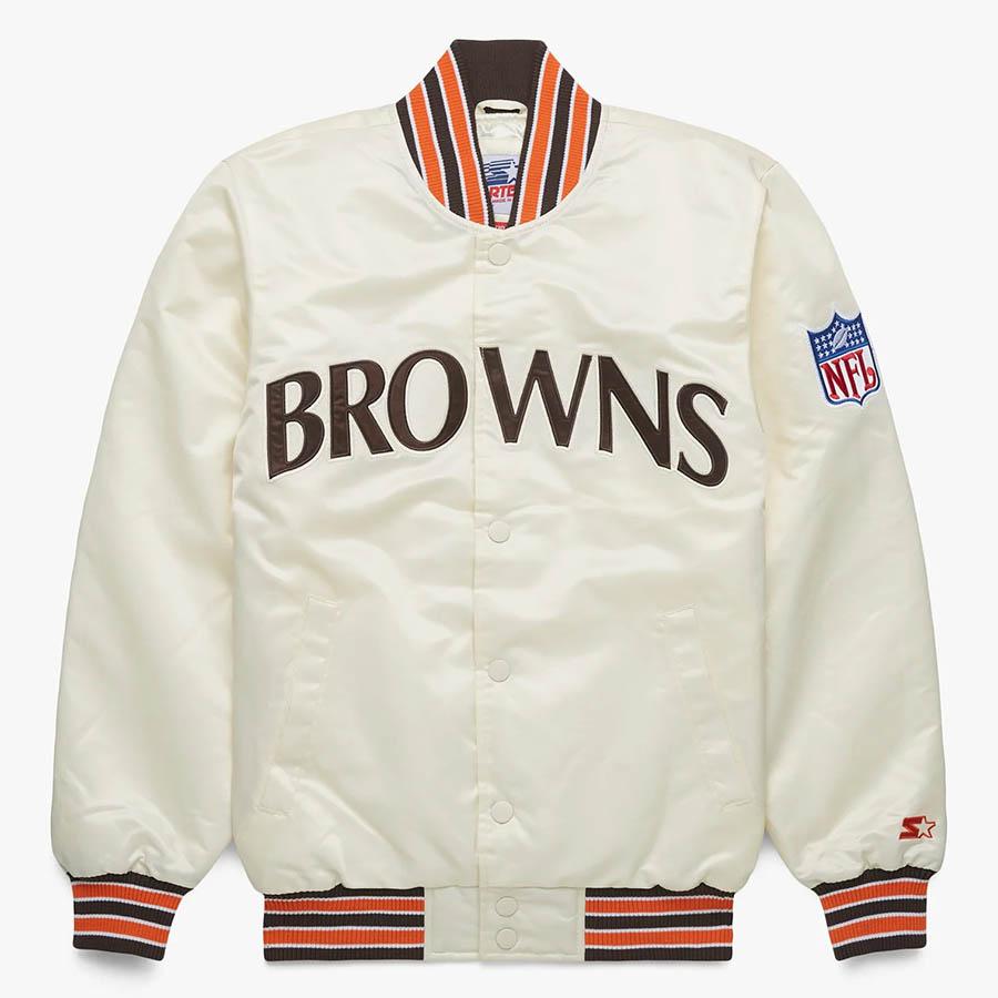NFL ブラウンズ スタジャン スターター x オマージュ バーシティ