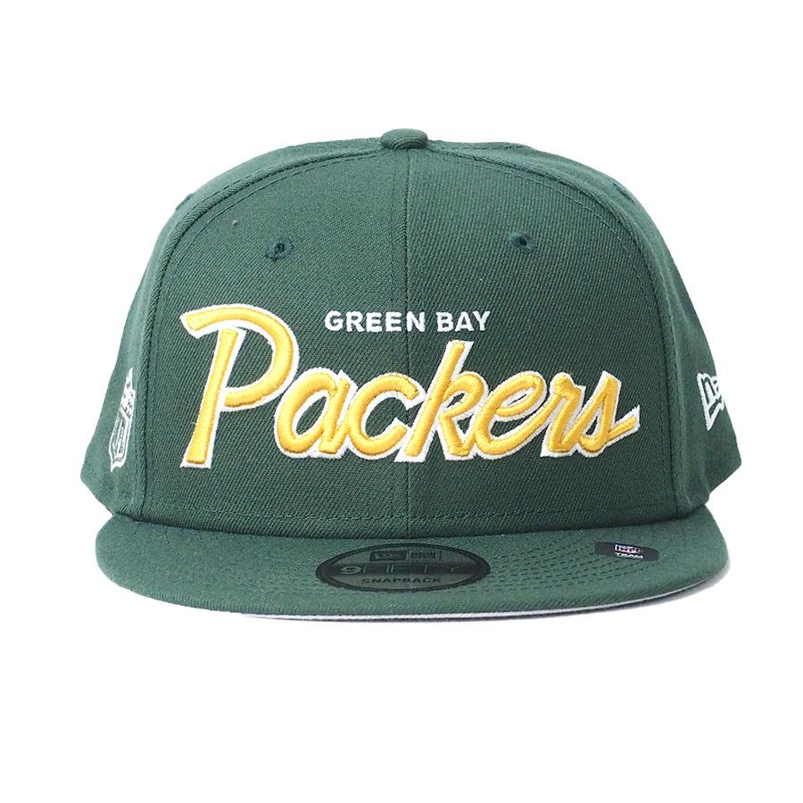 NEW ERA（ニューエラ） NFL パッカーズ キャップ スクリプトアップ