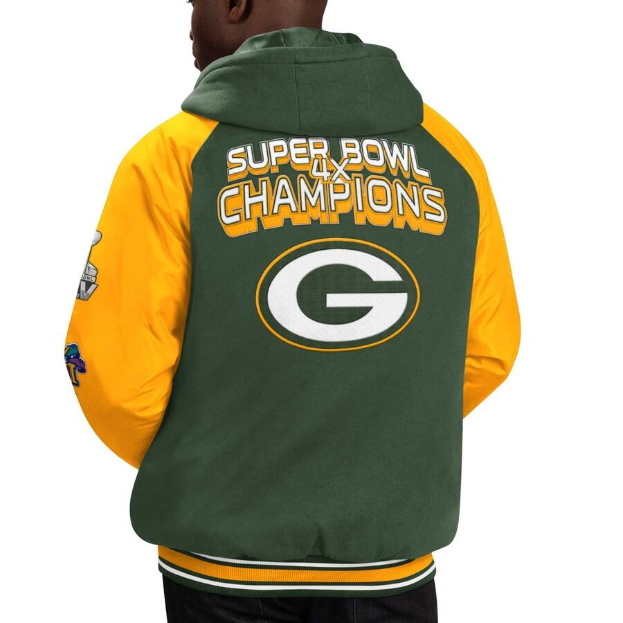 NFL パッカーズ スタジャン ディフェンダー フルジップ バーシティー