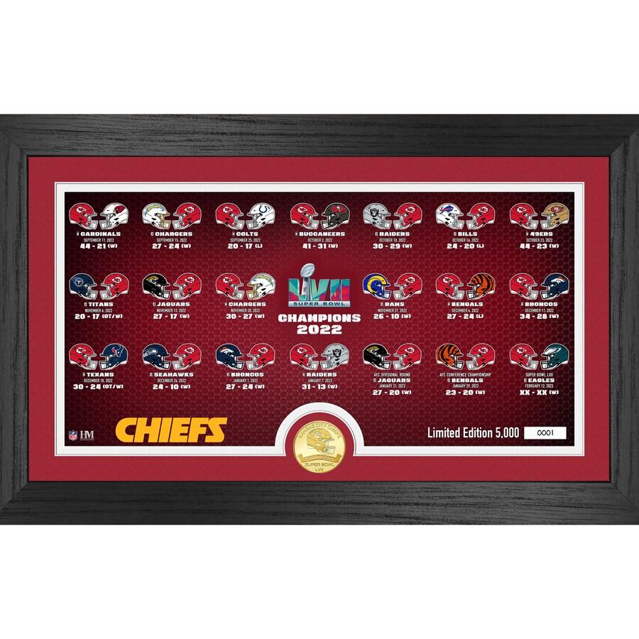 NFL チーフス ブロンズコイン 第57回 スーパーボウル 優勝記念 12'' x