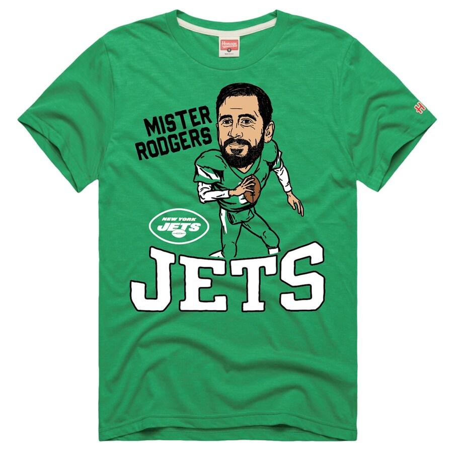 NFL アーロン・ロジャース ジェッツ Tシャツ Blitz Graphic TShirt オマージュ グリーン nfl