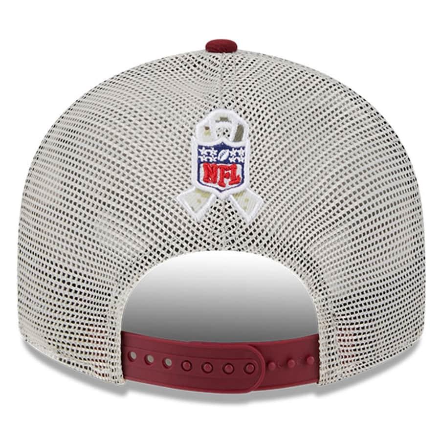 NFL コマンダーズ キャップ サルートトゥサービス2023 Low Profile 9FIFTY Snapback Hat ニューエラ/New Era ストーン バーガンディ｜selection-j｜04