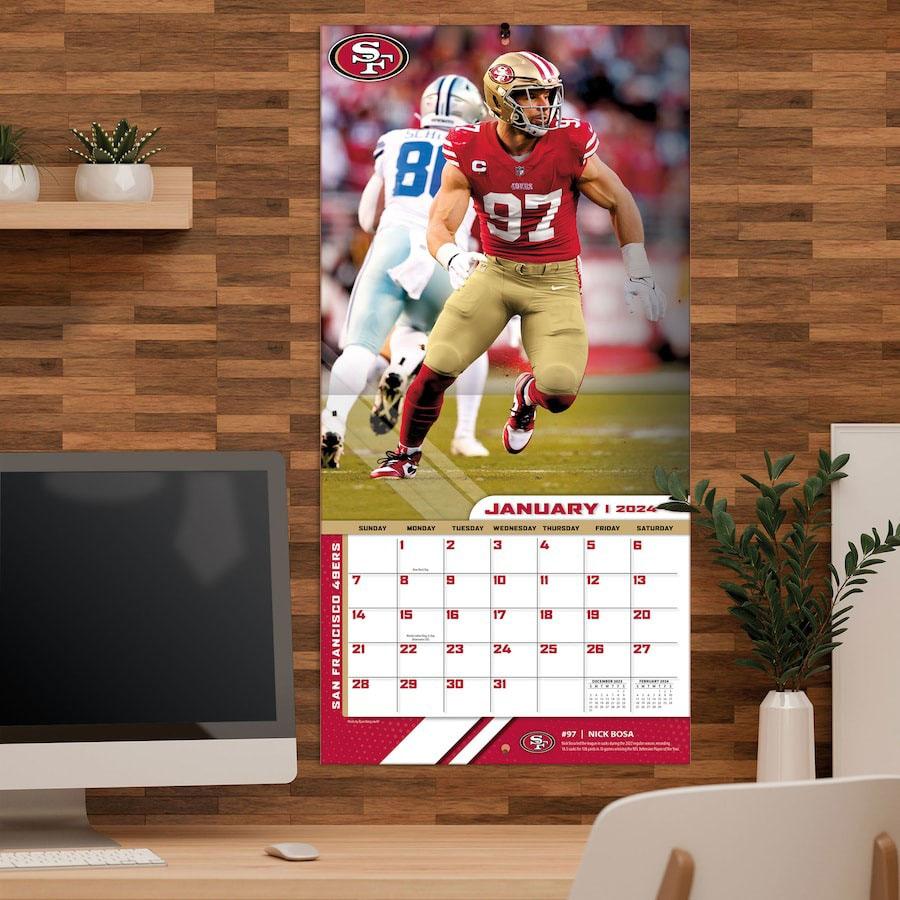 NFL カレンダー 2024 エリート Elite Wall Calendar Turner｜selection-j｜05