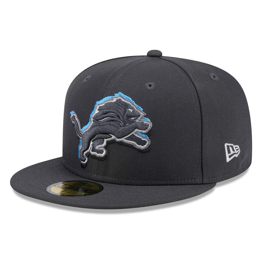 NFL ライオンズ キャップ ドラフト2024 Draft 59FIFTY Fitted Hat オンステージ ニューエラ/New Era グラファイト｜selection-j｜03