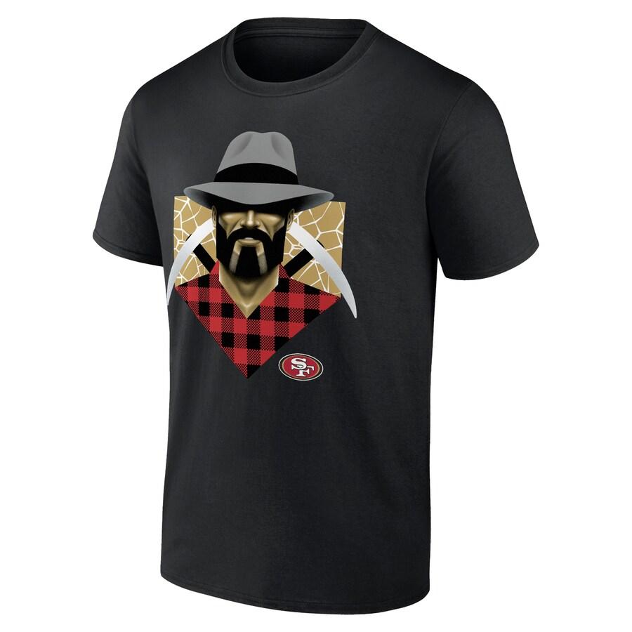 NFL 49ers Tシャツ NFL ドラフト2024 Illustrated T-Shirt Fanatics Branded ブラック｜selection-j｜02