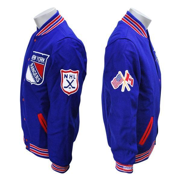 12/29まで値下Mitchell&Ness ミッチェル&ネス 100周年限定 Mitchell&Ness（ミッチェルアンドネス） NHL レンジャース ジャケット