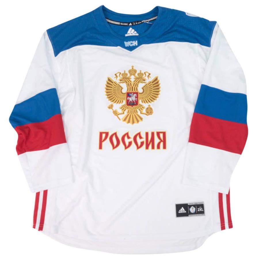 NHL ロシア代表 ユニフォーム/ジャージ 2016 ワールドカップ オブ ホッケー プレミア チーム アディダス/Adidas ホワイト