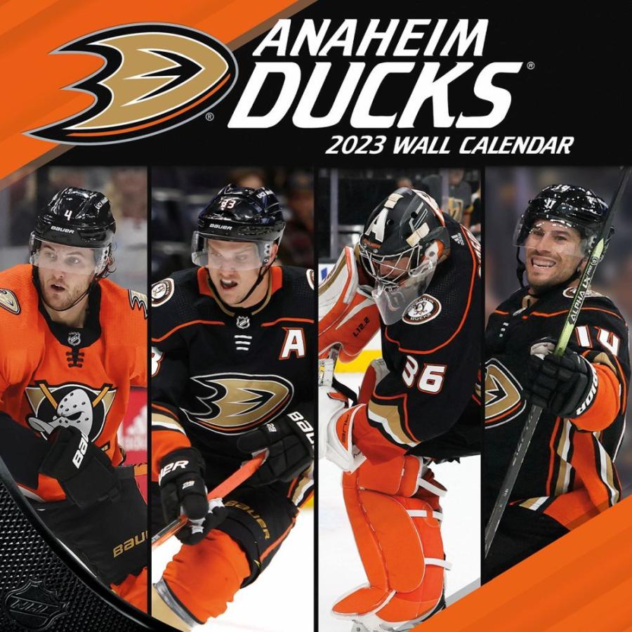 NHL ダックス カレンダー 2023年 12x12 チーム 壁掛け Calendar Turner 
