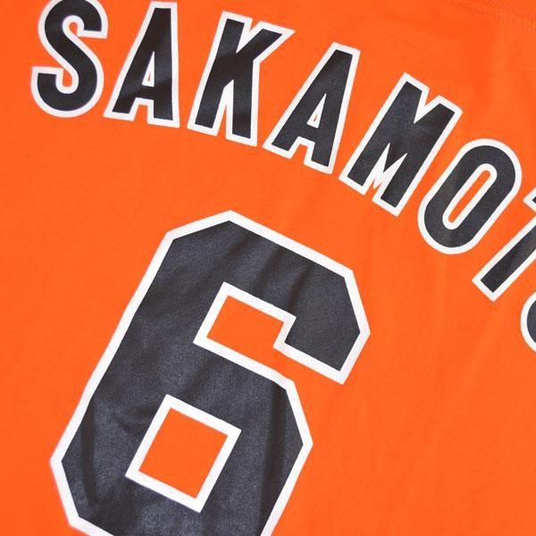 読売ジャイアンツ/巨人 グッズ 坂本勇人 Tシャツ オレンジ カラー背