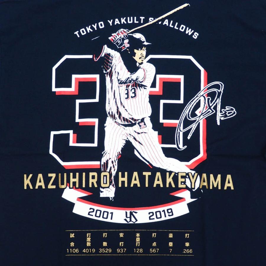 畠山和洋 東京ヤクルトスワローズ グッズ Tシャツ 畠山和洋選手引退記念 Tシャツ ネイビー Npb tys01 Mlb Nba Nflグッズ Selection 通販 Yahoo ショッピング