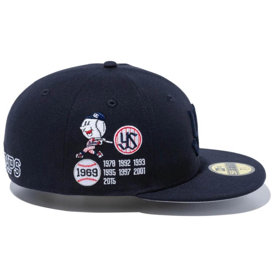 【新品、未使用】 ヤクルトスワローズ ニューエラ キャップ ネイビー/ゴールド NEW ERA 東京ヤクルトスワローズ グッズ キャップ カスタマイズ