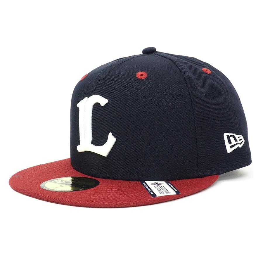 埼玉西武ライオンズ グッズ キャップ 【セレクション別注】カスタムカラー 59FIFTY ニューエラ/New Era ネイビー/レッド｜selection-j｜02