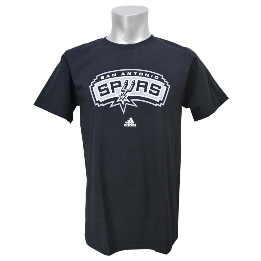 MLB.NBA.NFLグッズ SELECTIONNBA Tシャツ スパーズ Short Sleeve Full ブラック Primary Logo アディダス MLB.NBA.NFLグッズ SELECTIONNBA Tシャツ スパーズ Short Sleeve Full ブラック Primary Logo アディダス