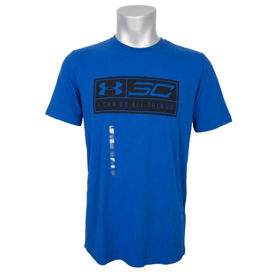 SC30 ステファン・カリー ステフィン・カリー Tシャツ ロゴナンバー #30 アンダーアーマー/UNDER ARMOUR ロイヤル【OCSL】｜selection-j