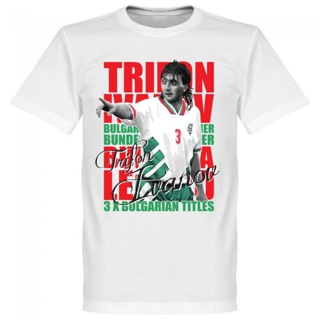 Mlb Nba Nflグッズ Selectionブルガリア代表 トリフォン イヴァノフ Tシャツ Soccer レジェンド サッカー フットボール ホワイト あす楽対応