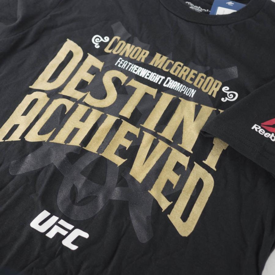 UFC コナー・マクレガー Tシャツ デスティニー リーボック/Reebok ブラック【OCSL】｜selection-j｜03