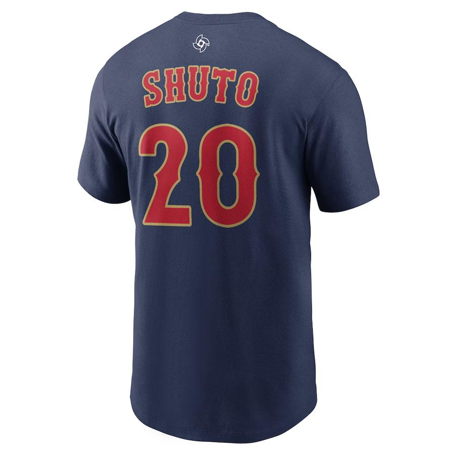 NIKE（ナイキ） WBC 周東佑京 #20 侍ジャパン 日本代表 Tシャツ 【国内