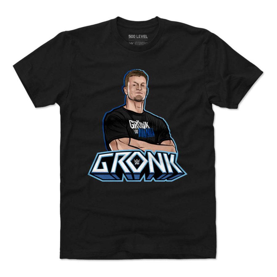 WWE ロブ・グロンコウスキー #87 Tシャツ Superstars  GronkMania  500Level ブラック｜selection-j