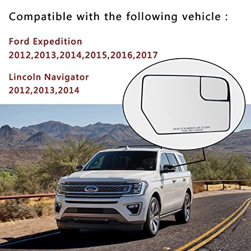 Right Passenger Side Heated Mirror Glass Replacement For 20122017 Ford