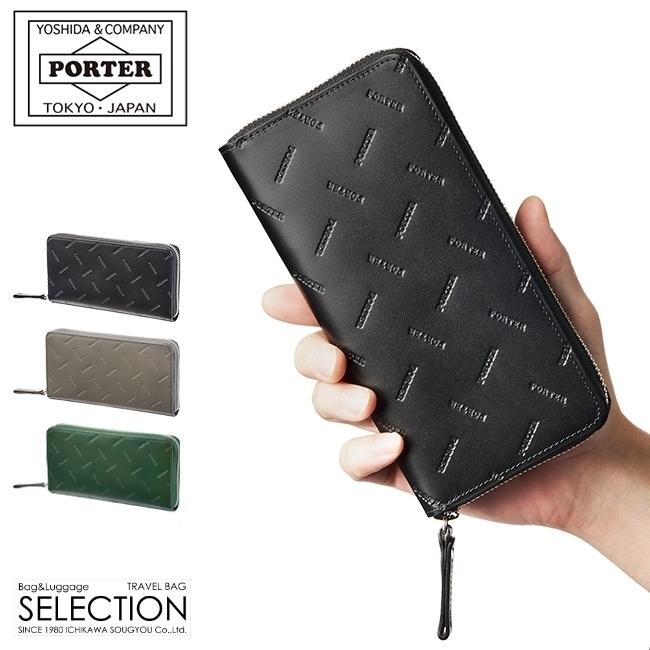 吉田カバン ポーター エンチェイス 財布 長財布 PORTER 007-02283 ラウンドファスナー レザー 本革 :007-02283:カバンのセレクション  - 通販 - Yahoo!ショッピング