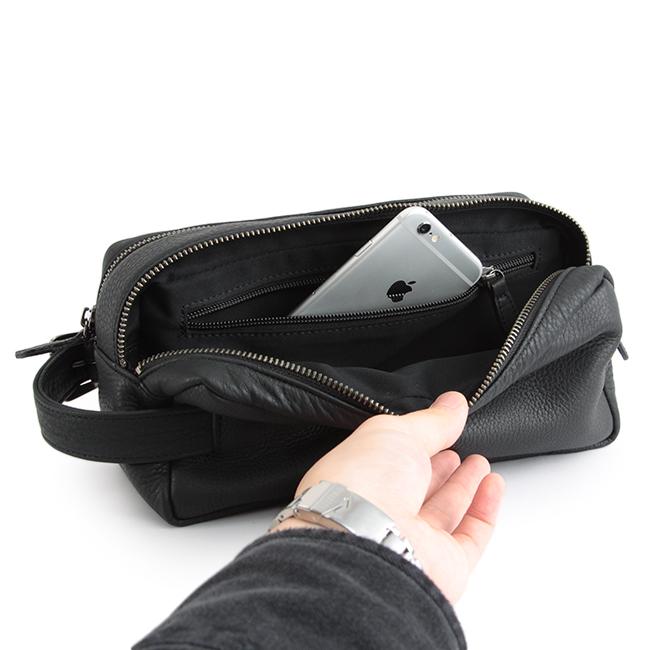 ポーター ウィズ ポーチ 016-01077 セカンドバッグ クラッチバッグ メンズ ブランド レザー 本革 軽量 吉田カバン PORTER WITH | WITH（PORTER） | 12