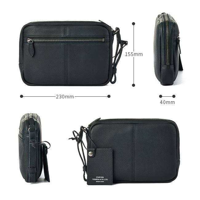 ポーター ウィズ ポーチ 016-01078 セカンドバッグ クラッチバッグ メンズ ブランド レザー スリム 本革 薄型 軽量 吉田カバン PORTER WITH | WITH（PORTER） | 06