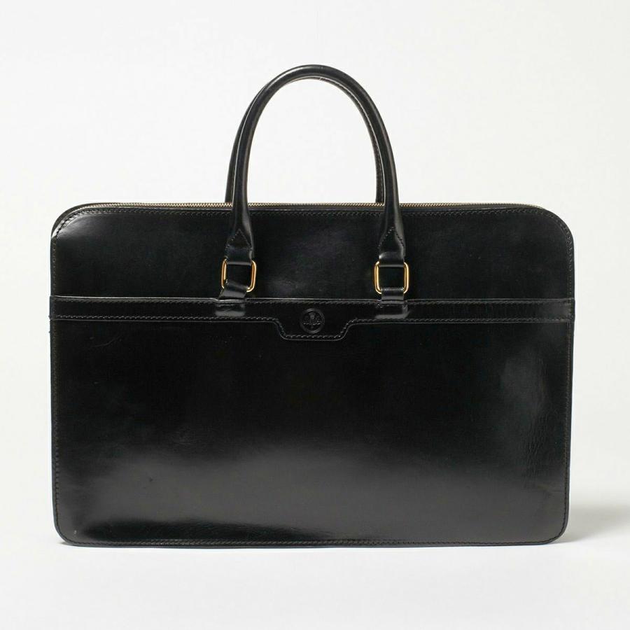 最大51% 1/19限定 グレンロイヤル ビジネスバッグ メンズ ブランド 50代 40代 ブライドルレザー 本革 薄型 通勤 黒 A4 ブリーフケース GLENROYAL 02-5225 | GLENROYAL | 11