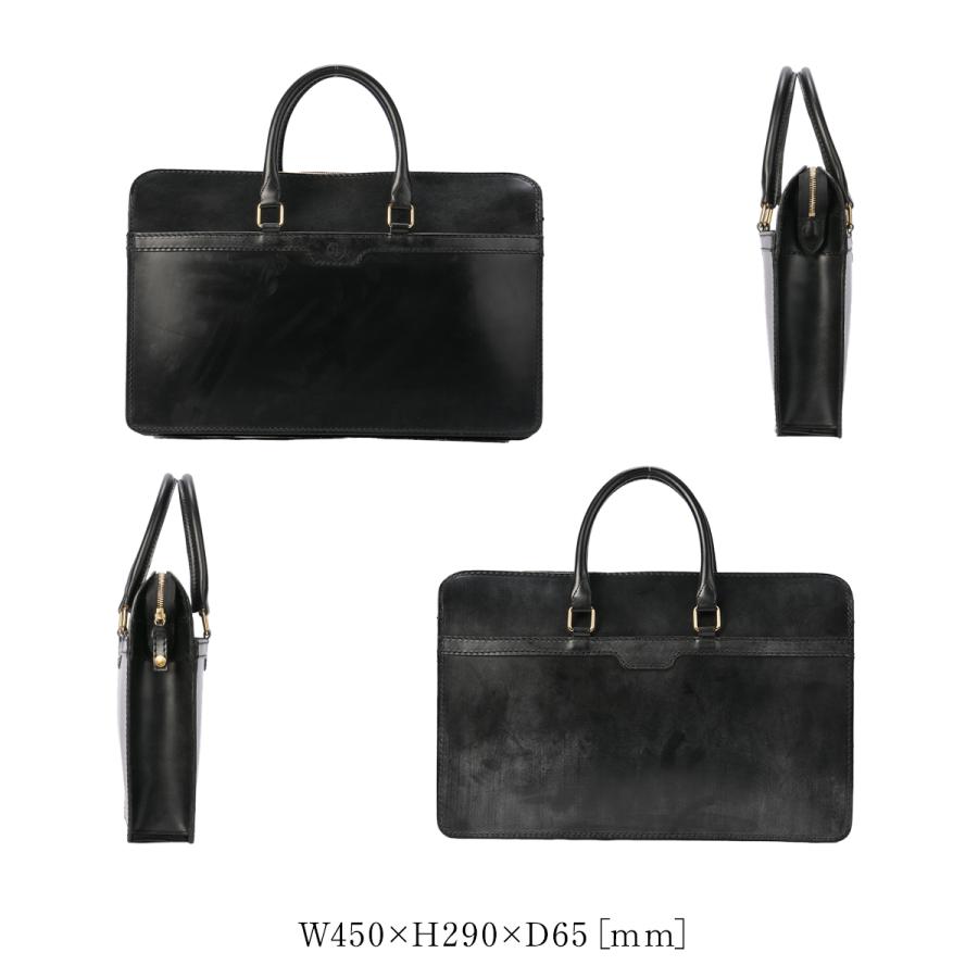 最大51% 2/11限定 グレンロイヤル ビジネスバッグ メンズ ブランド 50代 40代 ブライドルレザー 本革 薄型 通勤 黒 A4 ブリーフケース GLENROYAL 02-5225 | GLENROYAL | 05