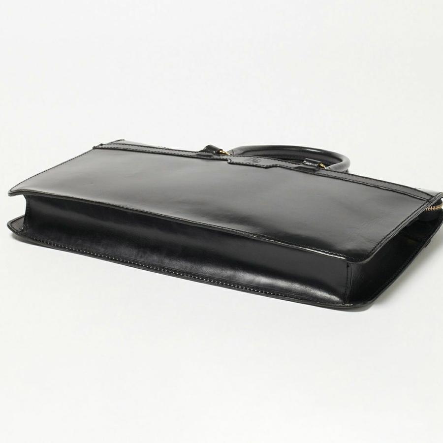 最大51% 2/11限定 グレンロイヤル ビジネスバッグ メンズ ブランド 50代 40代 ブライドルレザー 本革 薄型 通勤 黒 A4 ブリーフケース GLENROYAL 02-5225 | GLENROYAL | 10